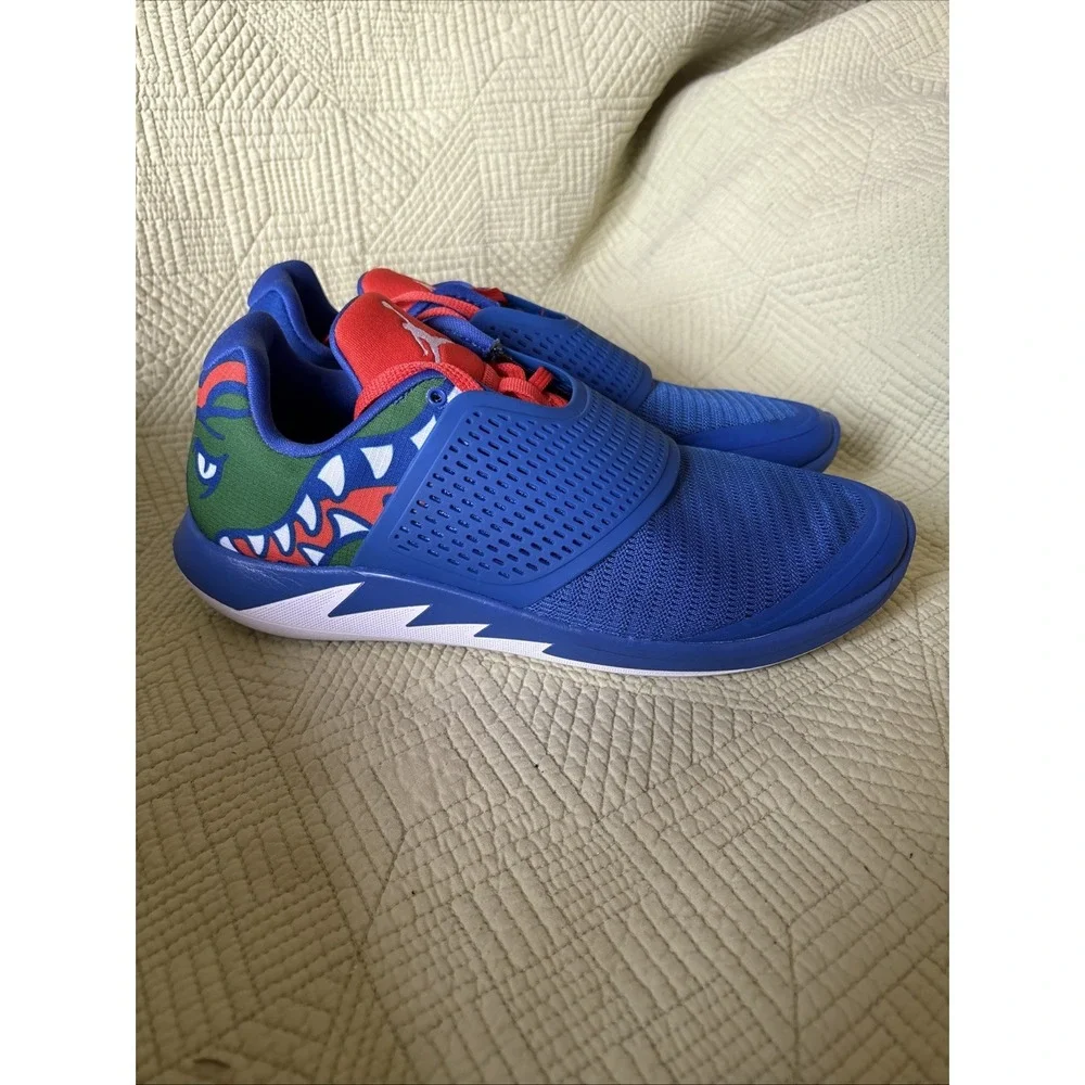 Jordan Grind2 Florida Gators Men 8.5 Blue Red Green Graphic Training Shoes Nwob